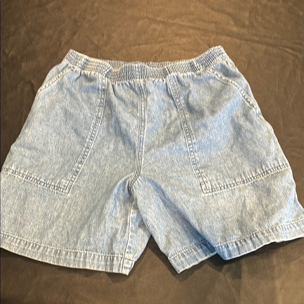 Light Blue Denim Men's Shorts